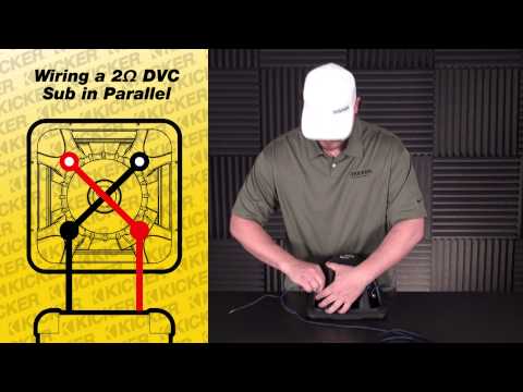 Subwoofer Wiring: One 2ohm Dual Voice Coil Subwoofer in Parallel