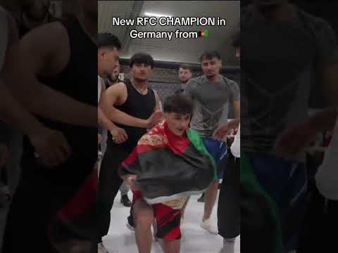 New RFC Champion on the World Mohammad Stanikzai🇦🇫 #mma #rfc #ufc #germany #wrestling