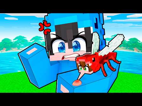 Me Convertí en MOSQUITO para Trollear a Mis Amigos en Minecraft!