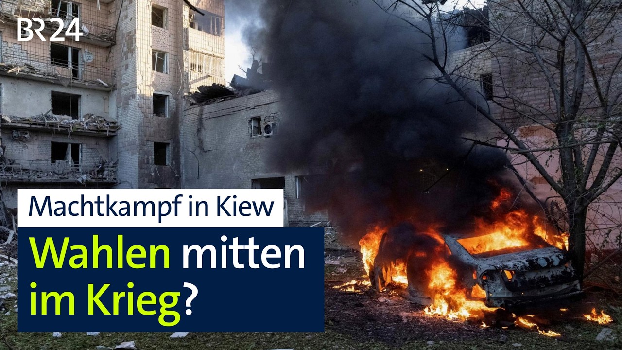 Machtkampf in Kiew: Wahlen mitten im Krieg? I BR24