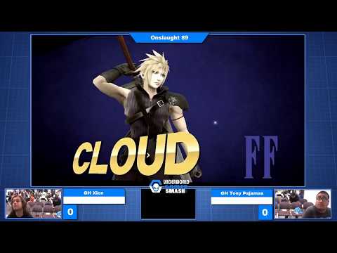 Onslaught 89 - Loser's Semis: GH|Tony Pajamas (Ness) vs GH|Xion (Cloud)