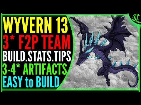 Wyvern 13 Auto 3* F2P Team (Build, Stats & Tips) Epic Seven W13 Epic 7 Video