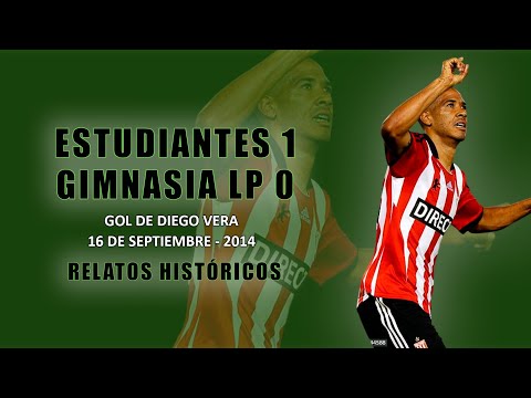 GOL DE DIEGO VERA A GIMNASIA LP #futbolargentino #estudiantes #gimnasia #pincha #ellobo #pincharrata