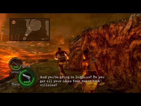 RESIDENT EVIL5 How to Climb UP AS SHEVA Guide