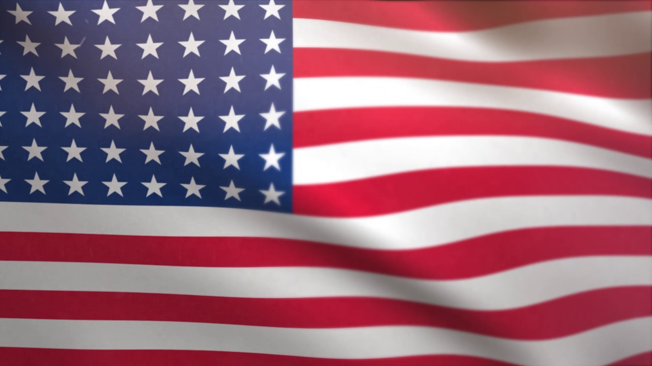 USA Flag waving animated using MIR plug in after effects - free motion graphics
