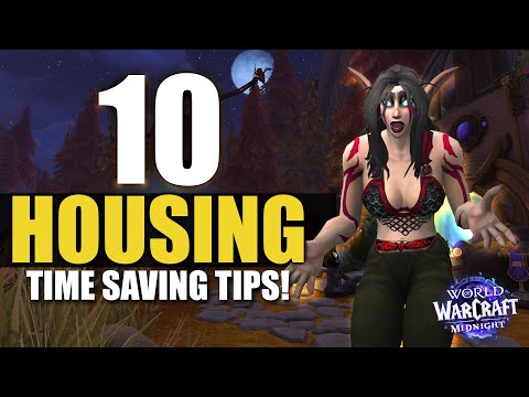 10 Pre-Patch Housing Tips! Level Fast & Save Time | WoW Midnight