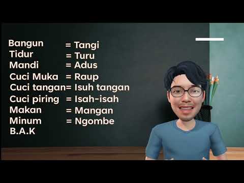 KOSA KATA JAWA KEGIATAN SEHARI HARI