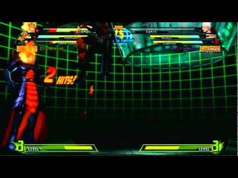 MvC3 (PS3) Ranked Match # I almost rank down