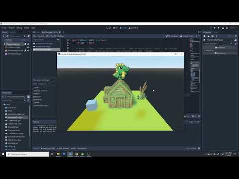 Crocotile 3D 🐊 Sprite Animation and Godot