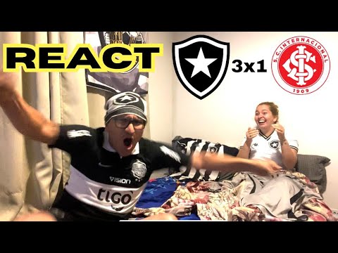 REACT | BOTAFOGO 3x1 INTERNACIONAL | VITÓRIA DE CAMPEÃO