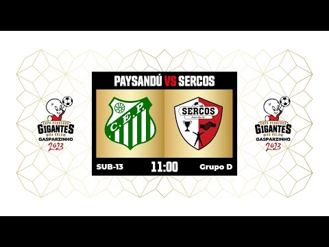 Paysandú 0x2 Sercos | SUB-13 | Copa Gasparzinho