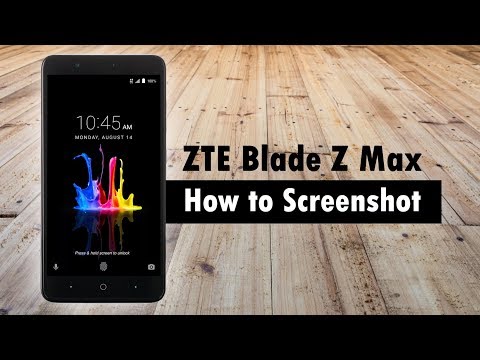 ZTE Blade Z Man Pro How to take a Screenshot