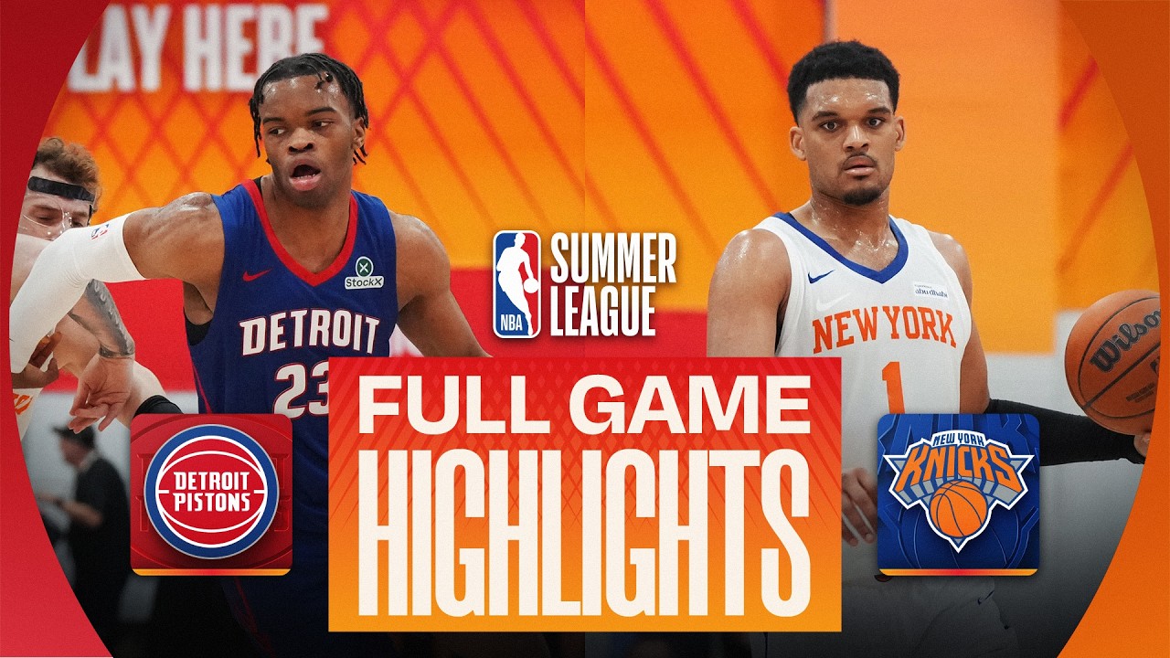 PISTONS vs KNICKS | LAS VEGAS SUMMER LEAGUE | FULL GAME HIGHLIGHTS | July 13, 2026
