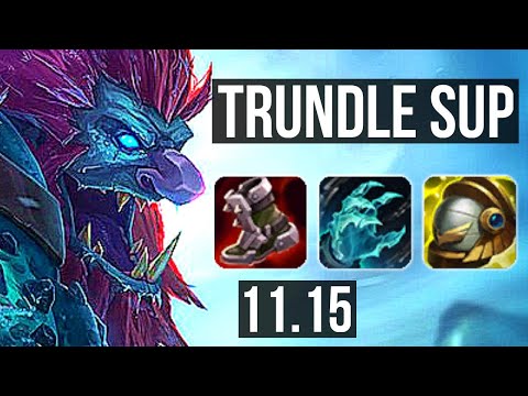 TRUNDLE & Akshan vs SENNA & Yasuo (SUPPORT) | Rank 3 Trundle, 3/2/14 | NA Challenger | v11.15