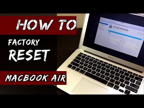 HOW to Factory Reset MacBook Air [09-17]