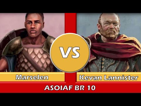 ASOIAF Battle Report 10 - Targaryen (Marselen) vs. Lannister (Kevan)