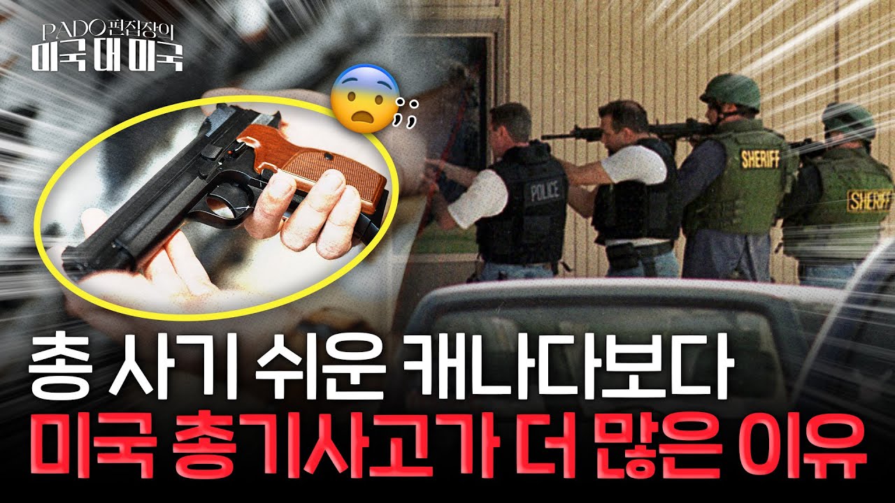 미국 총기 사고 잦은 이유, '불안' 때문에... [PADO 편집장의 '미국 대 미국']