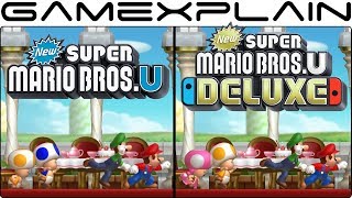 New Super Mario Bros. U Deluxe - Switch Vs. Wii U Graphics Comparison