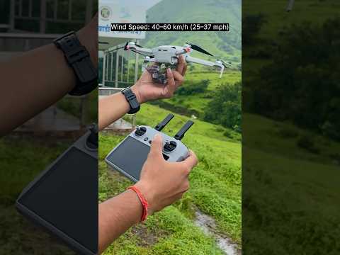 DJI mini 4 Pro Drone strong wind Stability test | Technologia 💯