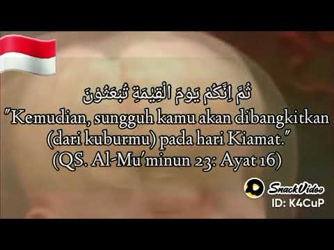 QS al-mu'minun 23: ayat 12-16 Al-Qur'an  terjemahan bahasa Indonesia Mishary Rashid al-afasy