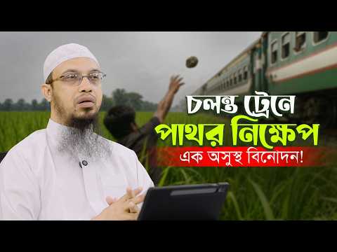 চলন্ত ট্রেনে পাথর নিক্ষেপ কতটা ভয়ংকর হতে পারে? | Shaikh Ahmadullah