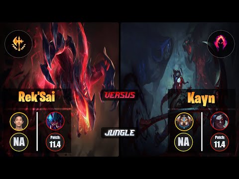 Blaber REK'SAI (Jungle) [Conqueror] VS KAYN - Challenger NA Patch 11.4