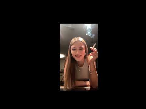 18yo German girl smoking