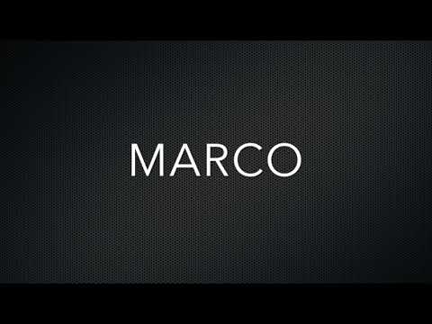How to Pronounce Marco