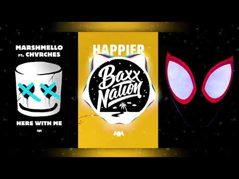 HERE WITH ME x HAPPIER x SUNFLOWER Mashup ｜ Marshmello, Post Malone, CHVRCHES, Bastille, Swae Lee