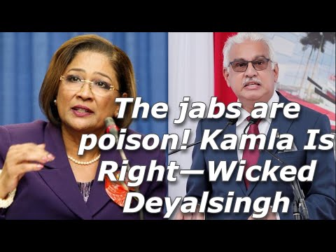 Jabs Fake Poison! Kamala Is Right—No Apology—Wicked Deyalsingh