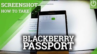 How to Take Screenshot on BLACKBERRY Passport - Edit / Share Screenshot