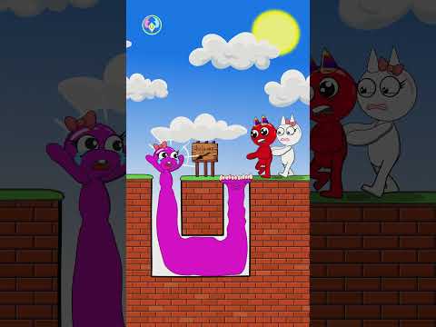 Pink is a cheater #2 /Funny animation/Rainbow Friends/Garten of banban 🤣🤣🤣#shorts #cartoon #story