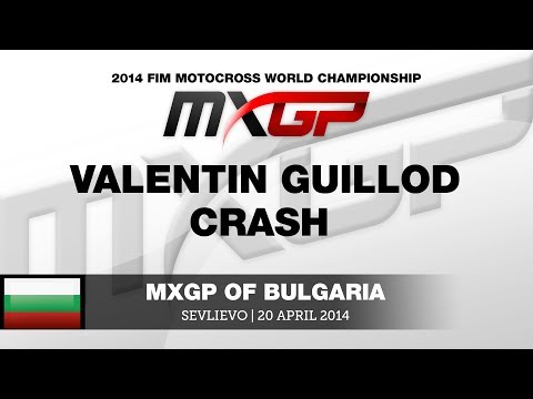MXGP of Bulgaria 2014 Valentin Guillod Crash - Motocross