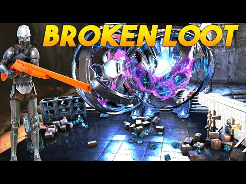 We Raided A ADMIN ABUSED Tribe For BROKEN LOOT - ARK