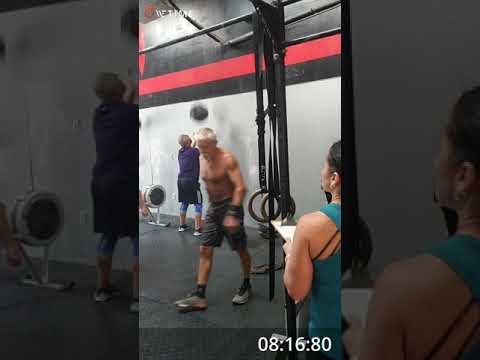 John Crowe 2020 CrossFit open Event 20.5 Master's 55-59
