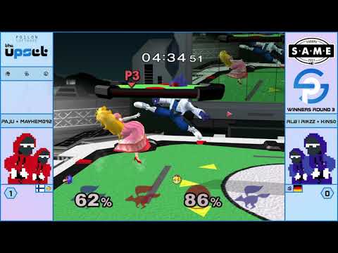 Upset - Paju + mayhem Vs. RLB | Rikzz + NGNS | Kins0 - Winners Round 3 - Melee Doubles