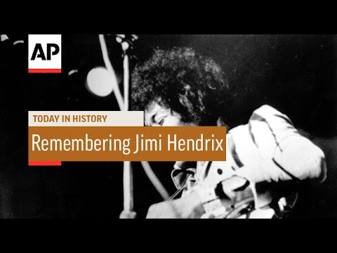 Remembering Jimi Hendrix - 1970  | Today in History | 18 Sept 16