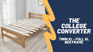 Yak About It® The College Converter - Twin XL to Full XL Bed Frame