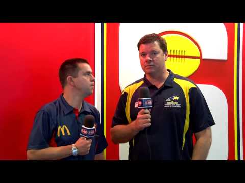 Macca's Cup GF - Eagles U18 coach Shane Grimm
