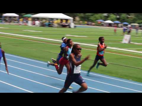 100m 11 12 girls final