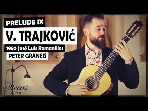 Peter Graneis plays Prelude No. 9 by Vlastimir Trajković on a 1980 José Luis Romanillos