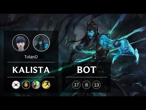 Kalista ADC vs Kai'Sa - KR Grandmaster Patch 9.5
