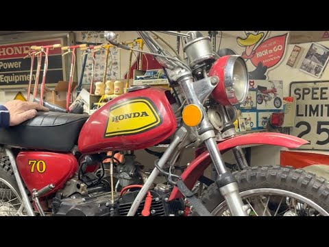 Honda SL70 with Lifan 125 - wiring harness install 1 of 2.