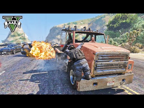 GTA 5 Tow Truck Crashes - Impact Compilation - Destruction