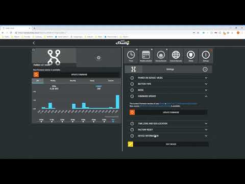 Shelly Pro 4PM 4 kanalų DIN bėgio relė jungiklis su Wi-Fi, LAN ir Bluetooth ryšiu video