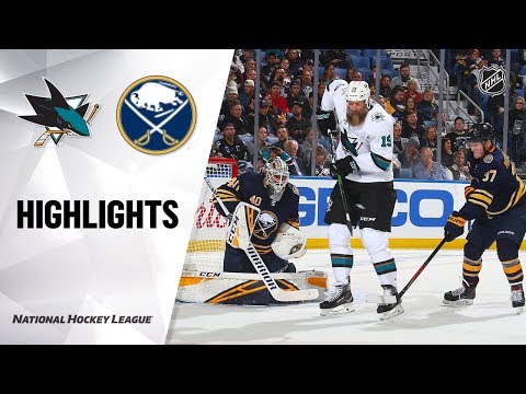 NHL Highlights | Sharks @ Sabres 10/22/19