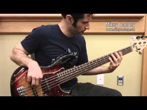 Mikey Hachey: Fender American Deluxe Jazz Bass V