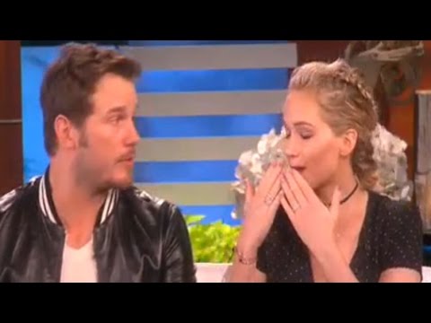 Jennifer Lawrence & Chris Pratt interviews on Ellen - November 11th, 2016