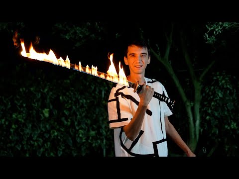 Babamla Alevli Katana Yaptık!