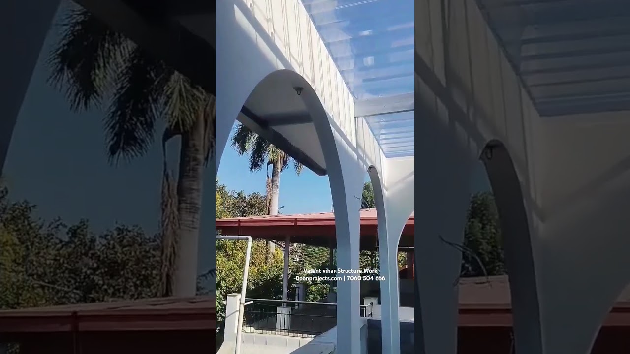 Arches Fabrication and Prefab Work at Vasant Vihar Dehradun